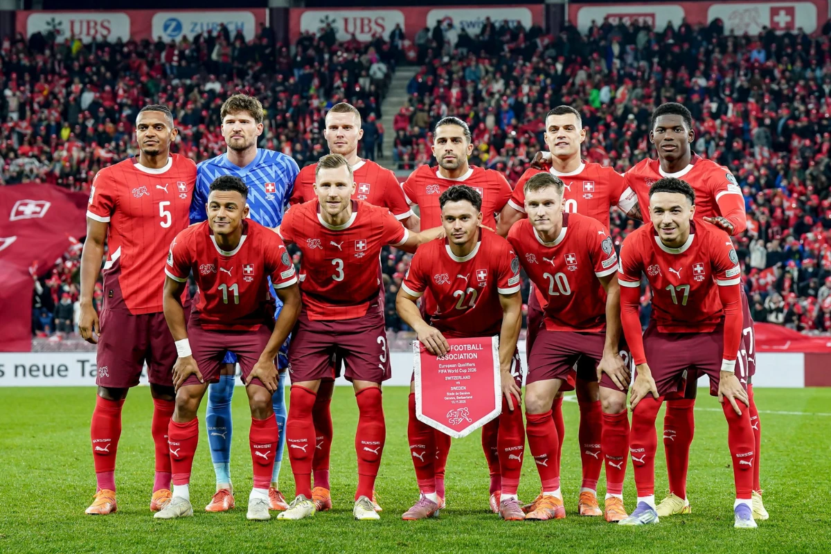 2026 世界盃 瑞士 Switzerland 球員名單