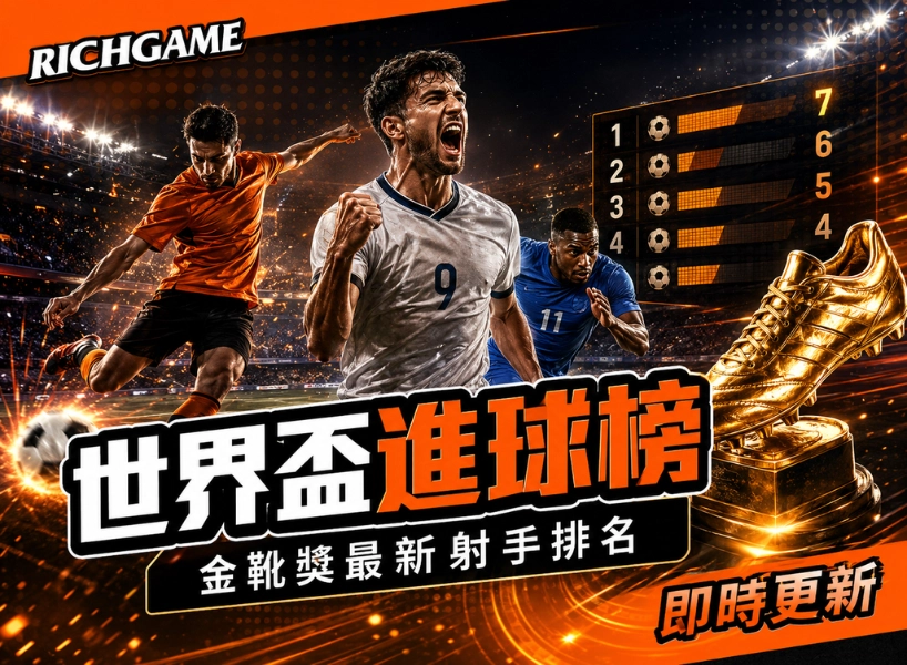 2026世界盃進球榜：金靴獎最新射手排名（即時更新）