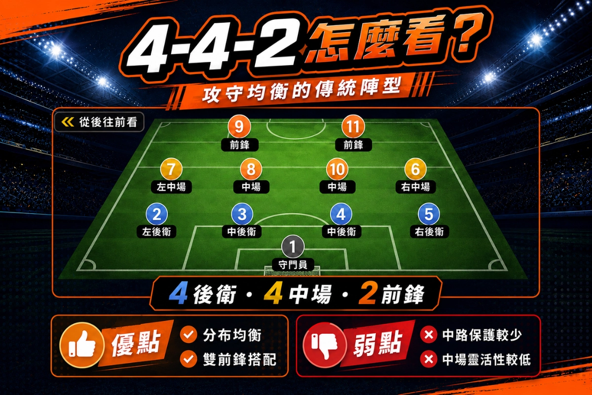 足球陣型4-4-2