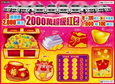 2000萬超級紅包